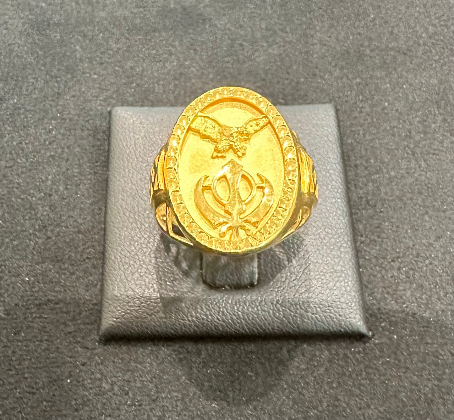 Men’s Khanda & Eagle Ring