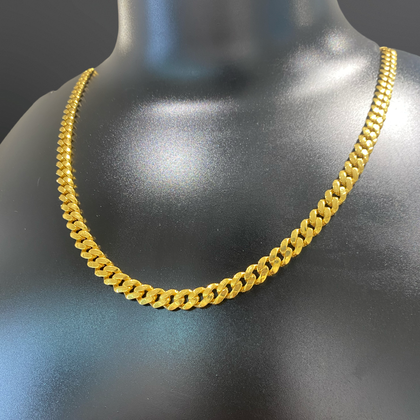 Men’s Semi Solid Cuban Link chain