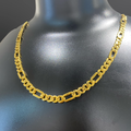 Men’s Semi Solid Figaro Link Chain