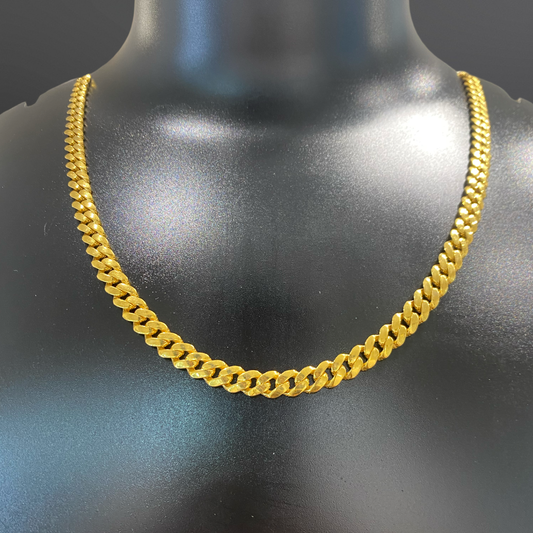 Men’s Semi Solid Cuban Link chain