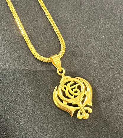 Khanda Ik Onkar Pendant