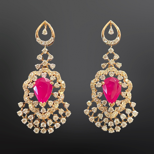 Fancy diamond earrings 4