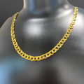 Men’s Solid Flat Link Italian Chain