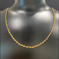 Three Tone Beaded Chain