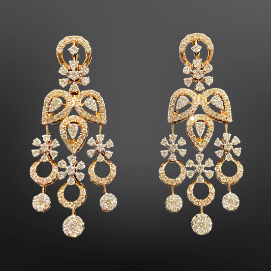 Fancy Diamond Earrings 2