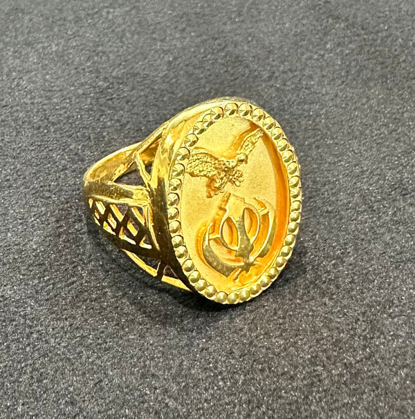 Men’s Khanda & Eagle Ring