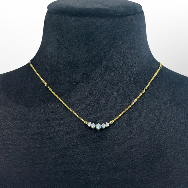 Trinity Heart Diamond Mangalsutra