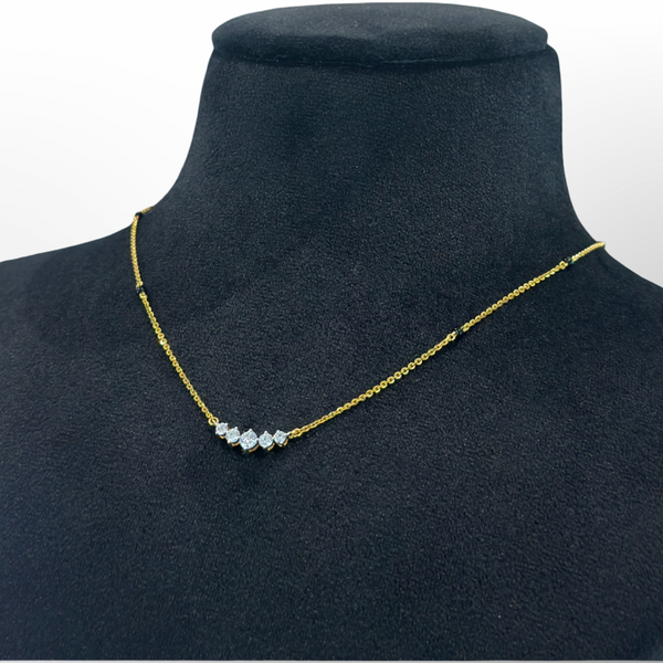 Trinity Heart Diamond Mangalsutra