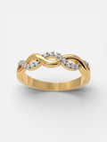 Infinity Twist Band Style Ring